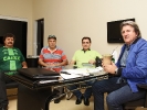 Reunião com Antonio Derli da Costa de Romelândia, Amelio  e Ângelo Demozze  de Bandeirante- Foto: Luiz R. Francisconi-1