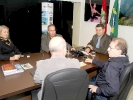 Reunião do trade turístico - Humberto Freccia, presidente Florianópolis Convention & Visitors Bureau - Marco Aurélio Floriani, da Florianópolis Convention & Visitors Bureau (ex-presidente) - Valdir Walendowsky presidente da Santur - Jane Balbinotti, presidente da Associação Brasileira de Empresas de Eventos de Santa Catarina (ABEOC/SC) -4