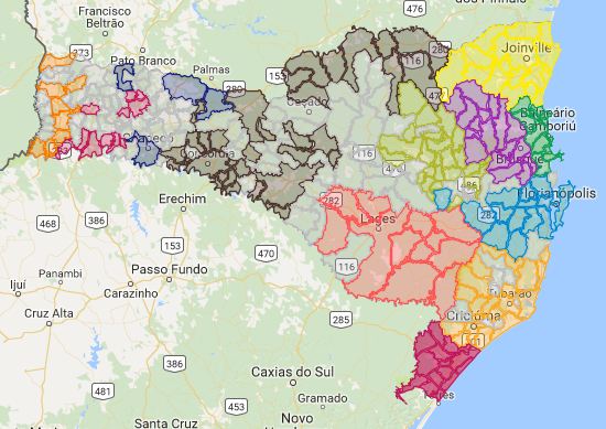 Mapa 2016