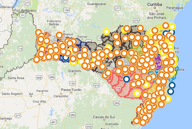 mapa categorizacao