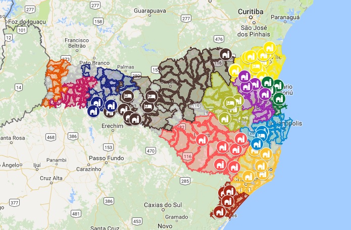 mapas sol